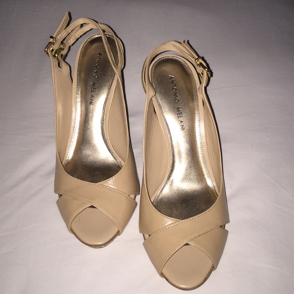 Antonio Melani Tan Slingback - 7 1/2